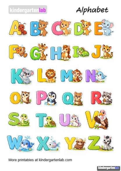 Alphabet Animals A–Z