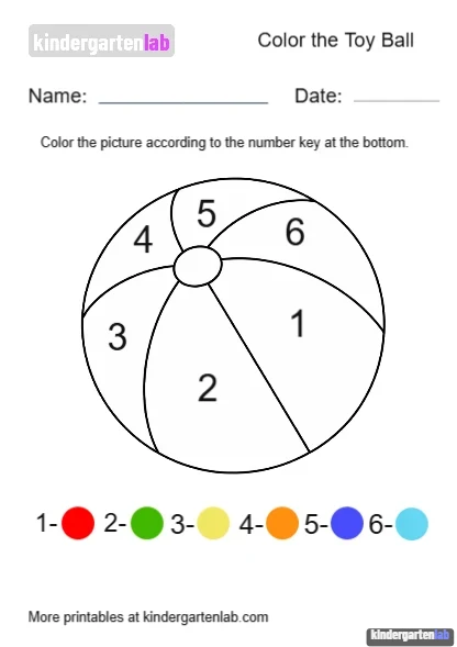 Color the Toy Ball