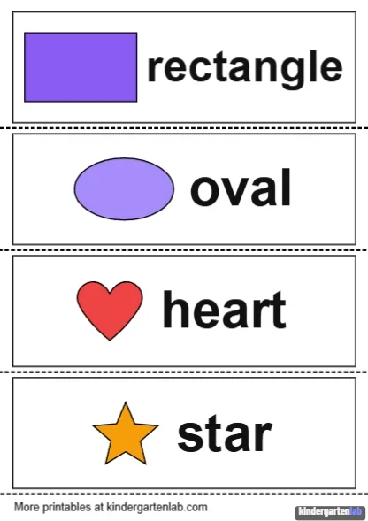 Shapes Word Wall — Page 2