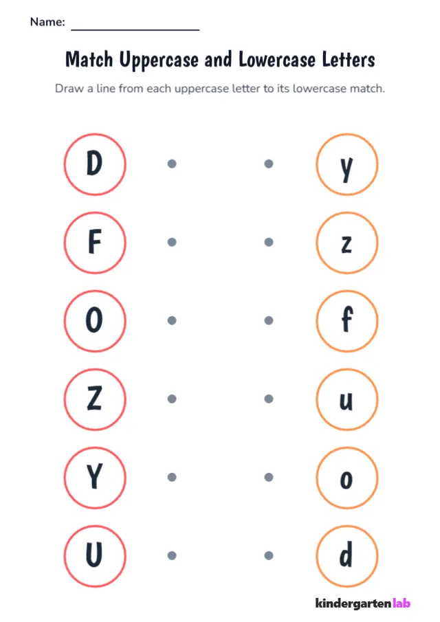 Match Uppercase and Lowercase Letters