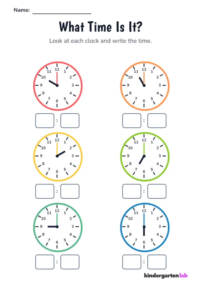 Telling Time: Read the Clock (O'Clock)